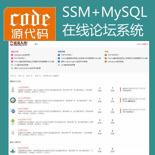 Jsp Ssm Mysql实现的在线Bbs论坛系统附指导运行视频